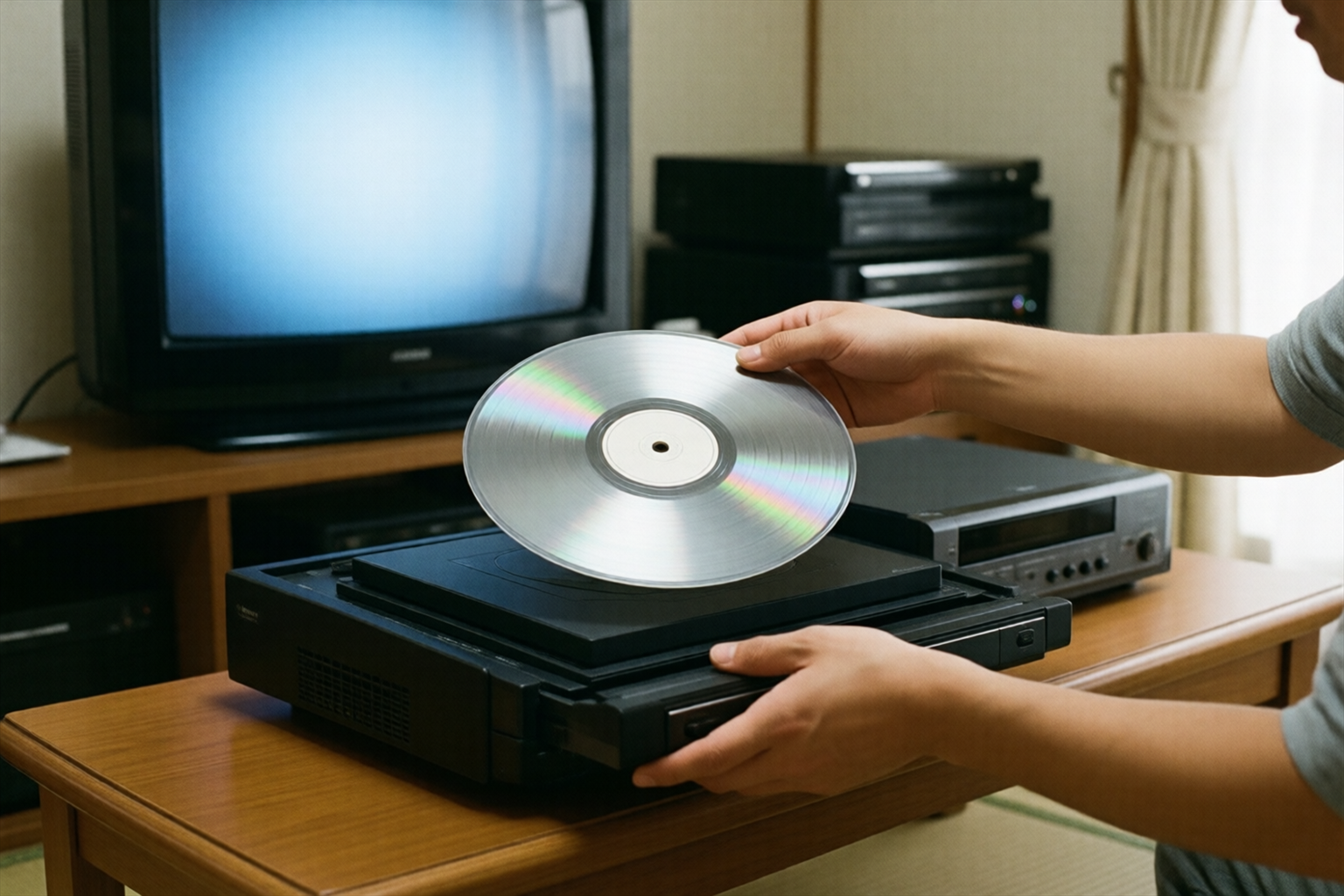 レーザーディスクとは？大きな円盤に映像を記録した懐かしいメディア